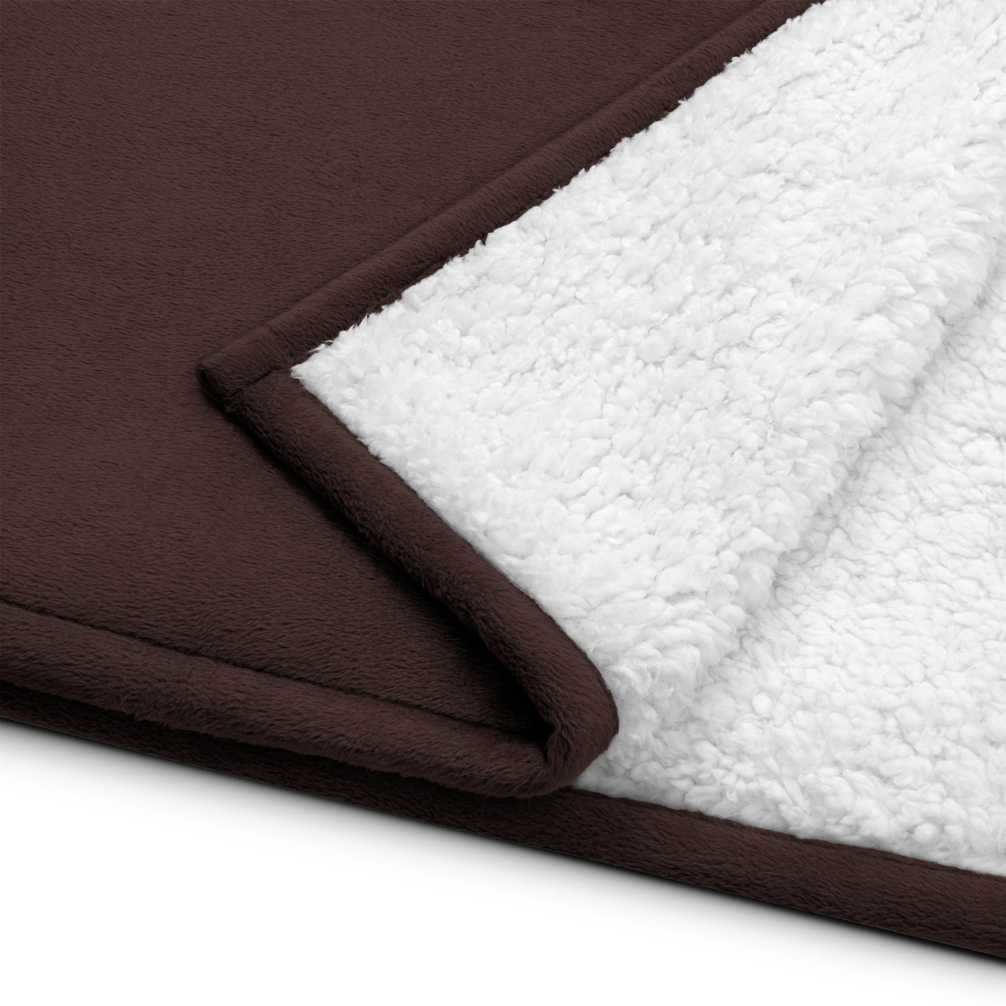Premium sherpa blanket w/ white Cloud Campaign embroidery