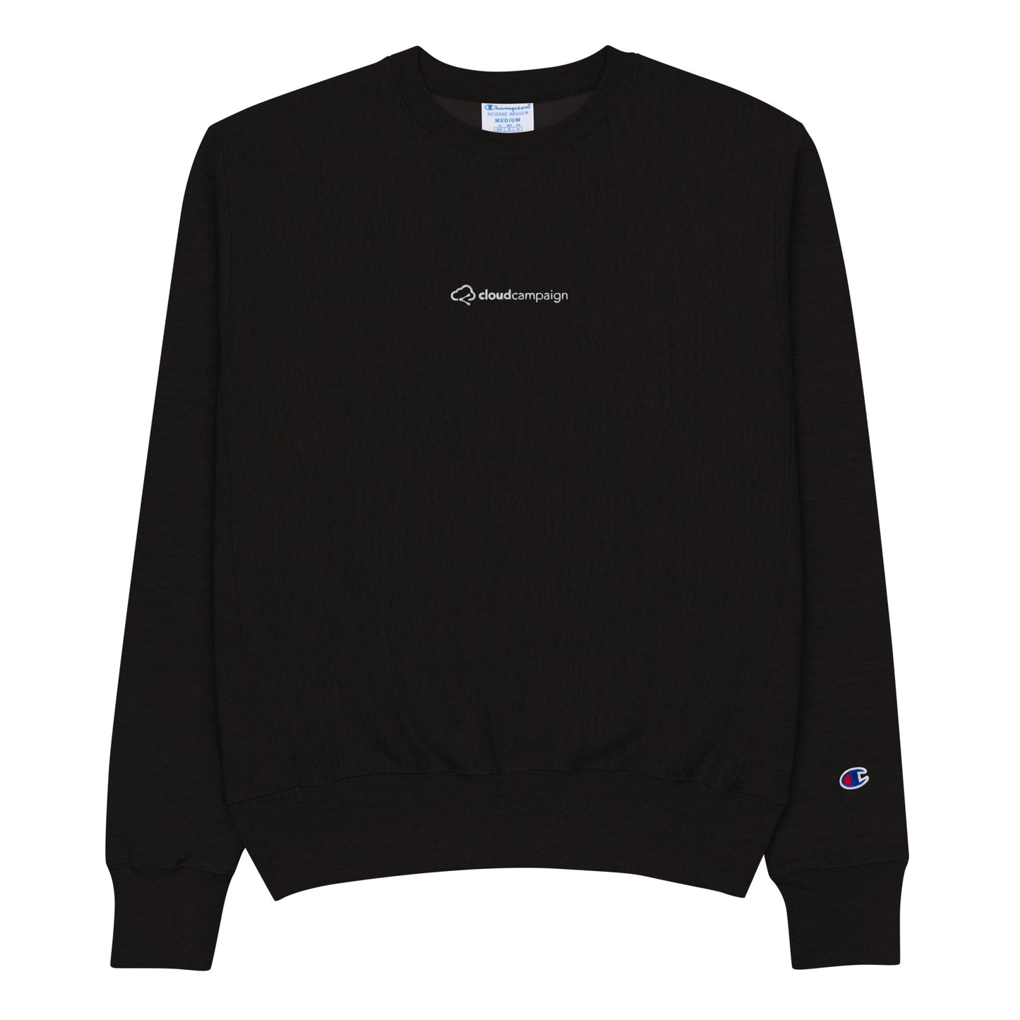 Champion Sweatshirt w/ white Cloud Campaign embroidery