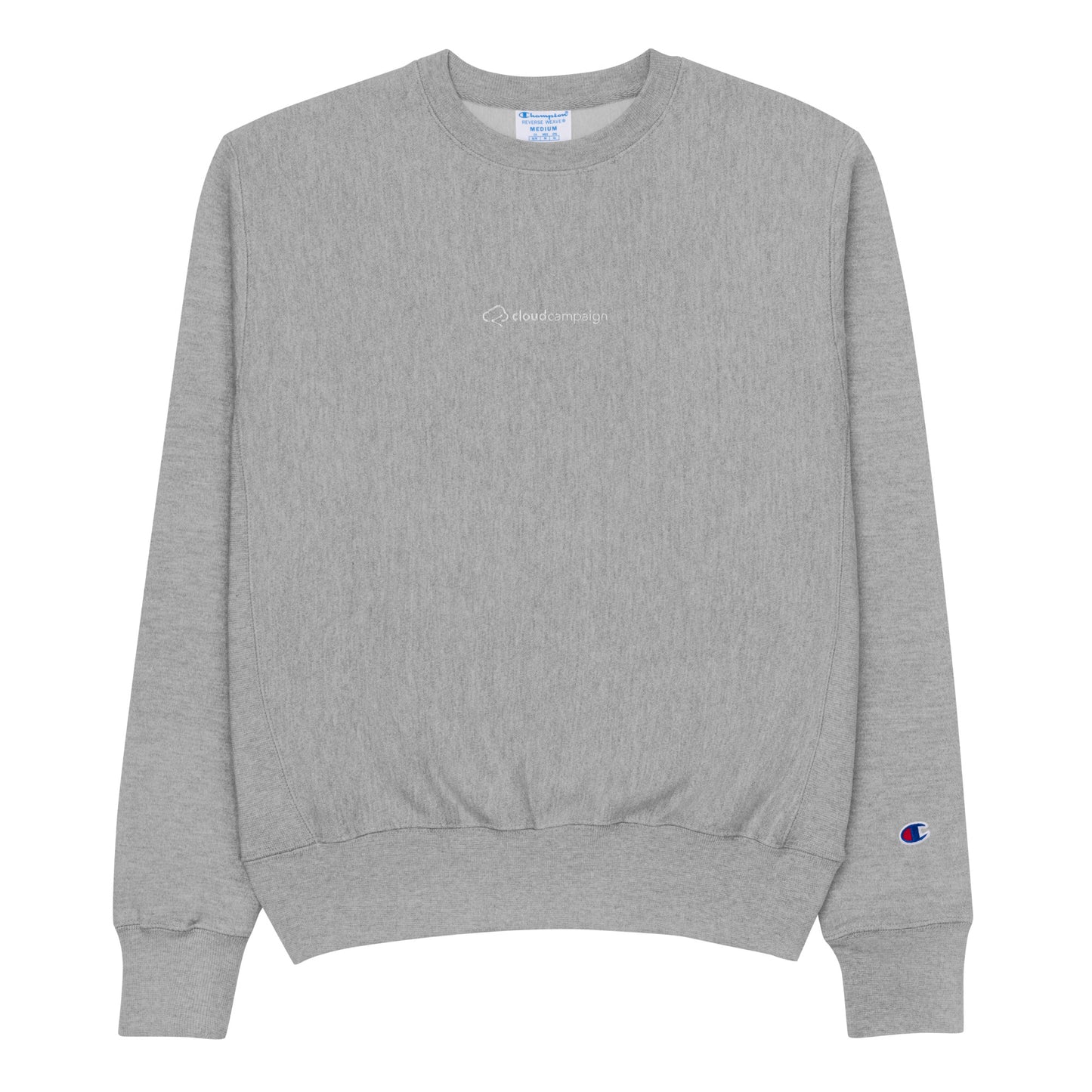 Champion Sweatshirt w/ white Cloud Campaign embroidery