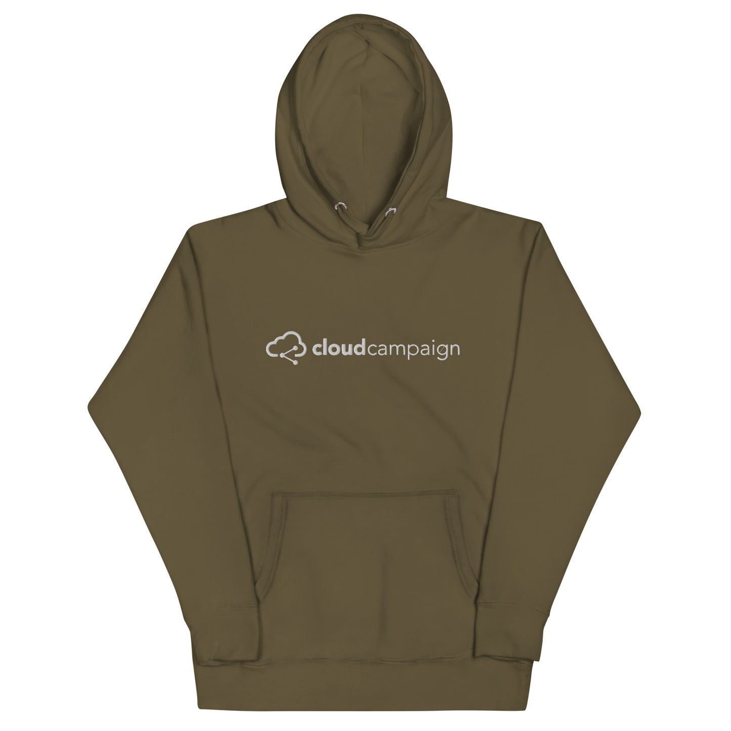 Unisex Hoodie w/ white Cloud Campaign embroidery (Free Shipping)
