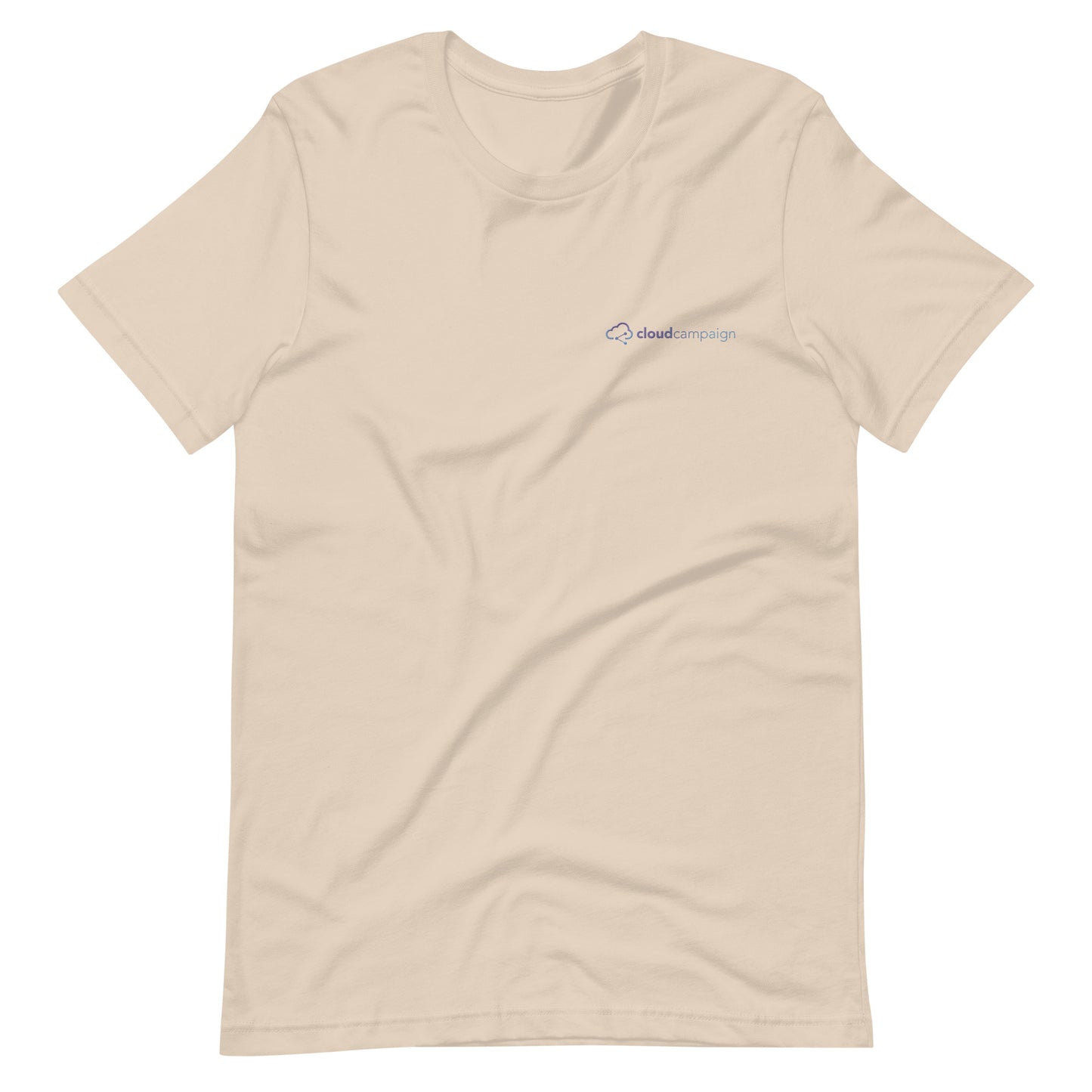 Unisex t-shirt w/ gradient Cloud Campaign embroidery